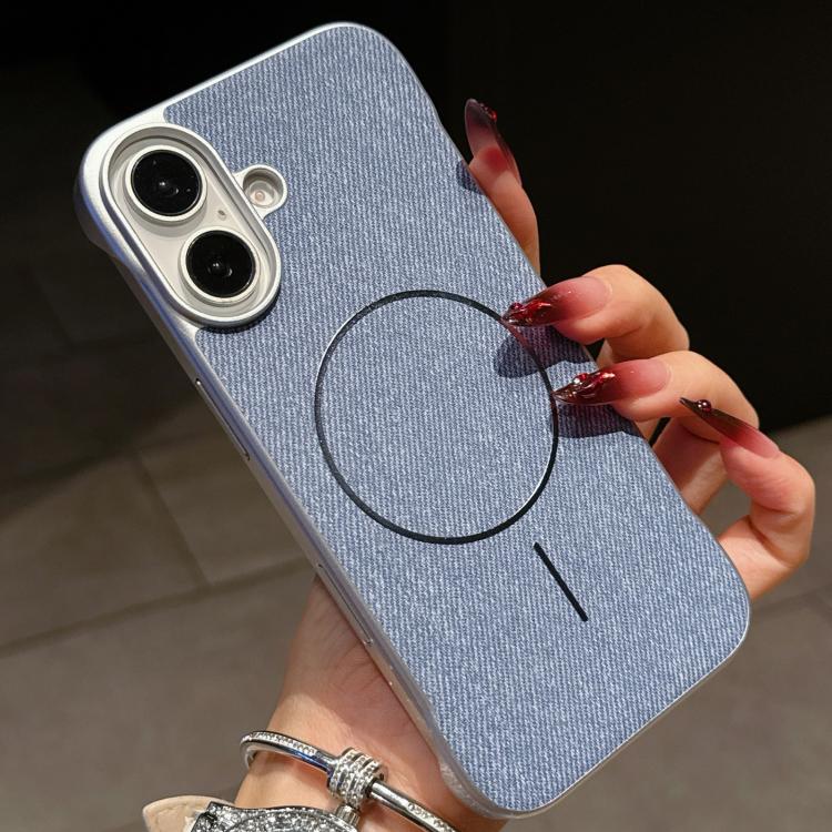Retro Linen Fabric Magnetic Half Coverage Phone Case