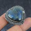 Labradorite Gemstone 925 Sterling Silver Jewelry Gift Pendant 1.42" z7K11