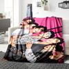 1Pc Kpop Stars Trendy Outfits Blanket Soft Throw Blanket For Home Bedroom Bed Sofa Travel Office Solid Christmas Blanket