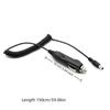 Dc 5.5*2.1Mm Male To Car Charger Female Adapter Cable - 12V24V Full Copper High Power Cigarette Lighter Wire Spring Connector