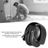 Foldable Protection Earmuff Learning Sleeping AntiNoise Industry Hearing Protector(Black )