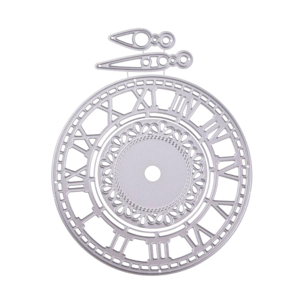 Clock Metal Cutting Dies Stencils for DIY Scrapbooking Decorative Embossing Paper Cards Template Decor Die Cuts