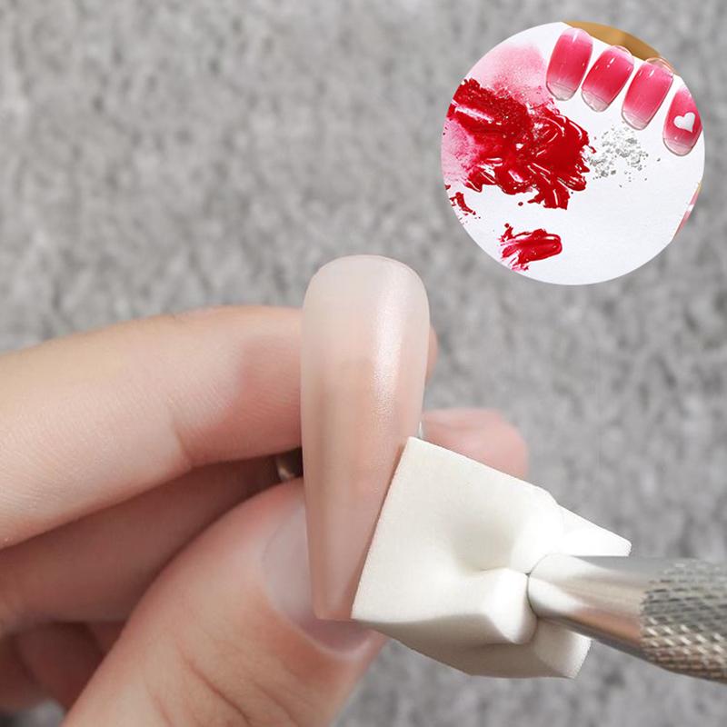 50/100Pcs Nail Art Sponge Soft Sponges Gradient Nail Art Tools Color Fade Manicure Diy Creative Nail Sponge Gripper Diy Tools