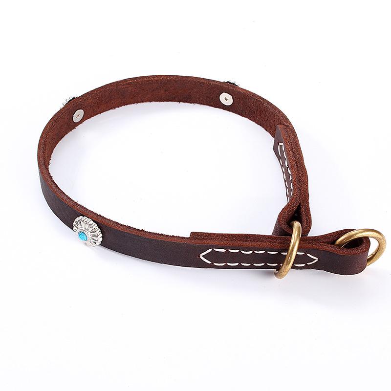 Dog Collar P Leash Pet Neck Cover Medium Sized Dog Dog Chain Training Rope Training Dog Control Chain