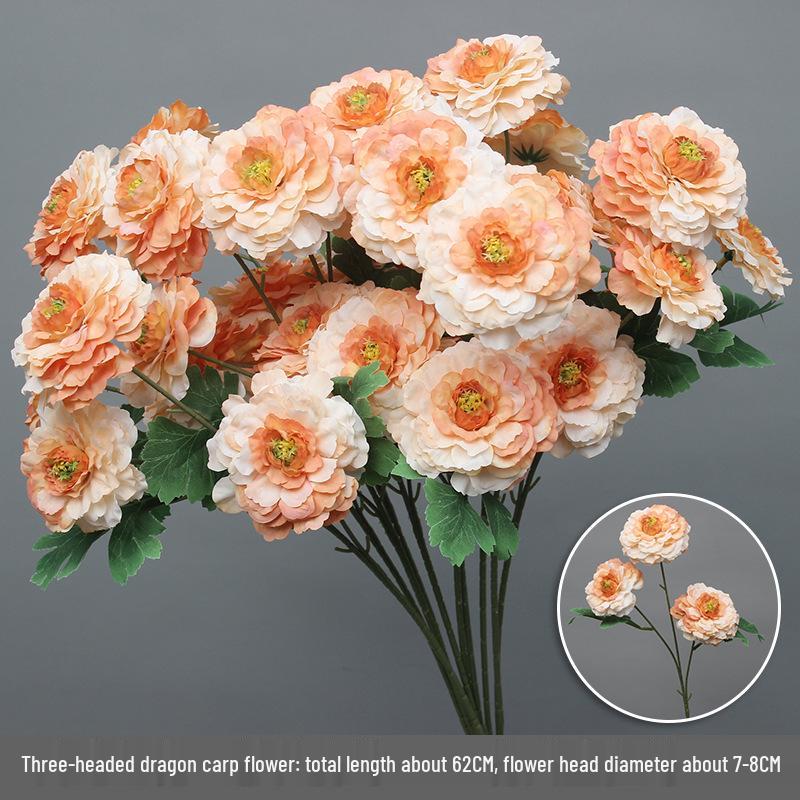 Champagne Silk Flower Wedding Decor - Artificial Ceiling & Aisle Floristry Elements