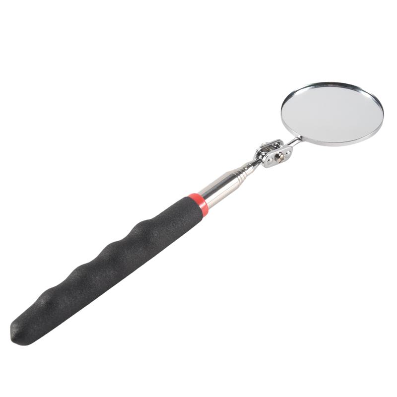 ABJI-3 Pieces Telescoping Inspection Mirror Round Mirror Square Mirror Inspection Tool For Checking Vehicle,Observing Mouth
