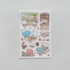 Cute Fluffy Hamster Cartoon Animal Stickers for DIY Journals & Diaries