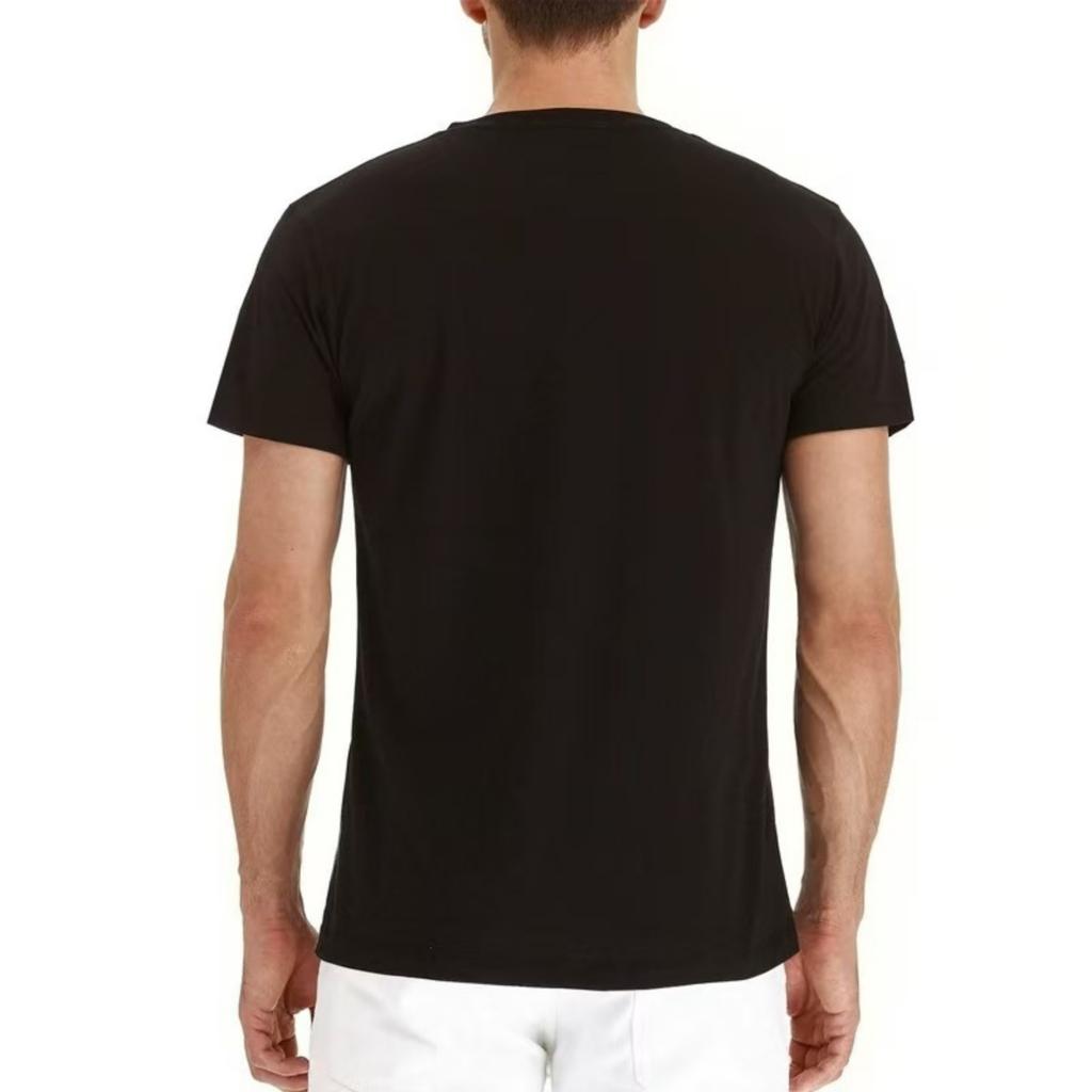 Men's Casual Sports -color T-shirt And Shirt, Men's Round-neck Short-sleeved Top