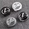 Zestaw 4 szt. 62 MM Dekoracja Odznaki Pokrywek Środkowych Felg Kół Samochodowych do Lexus RX300 IS200 IS250 ES350 CT200H UX250H NX300H RX350