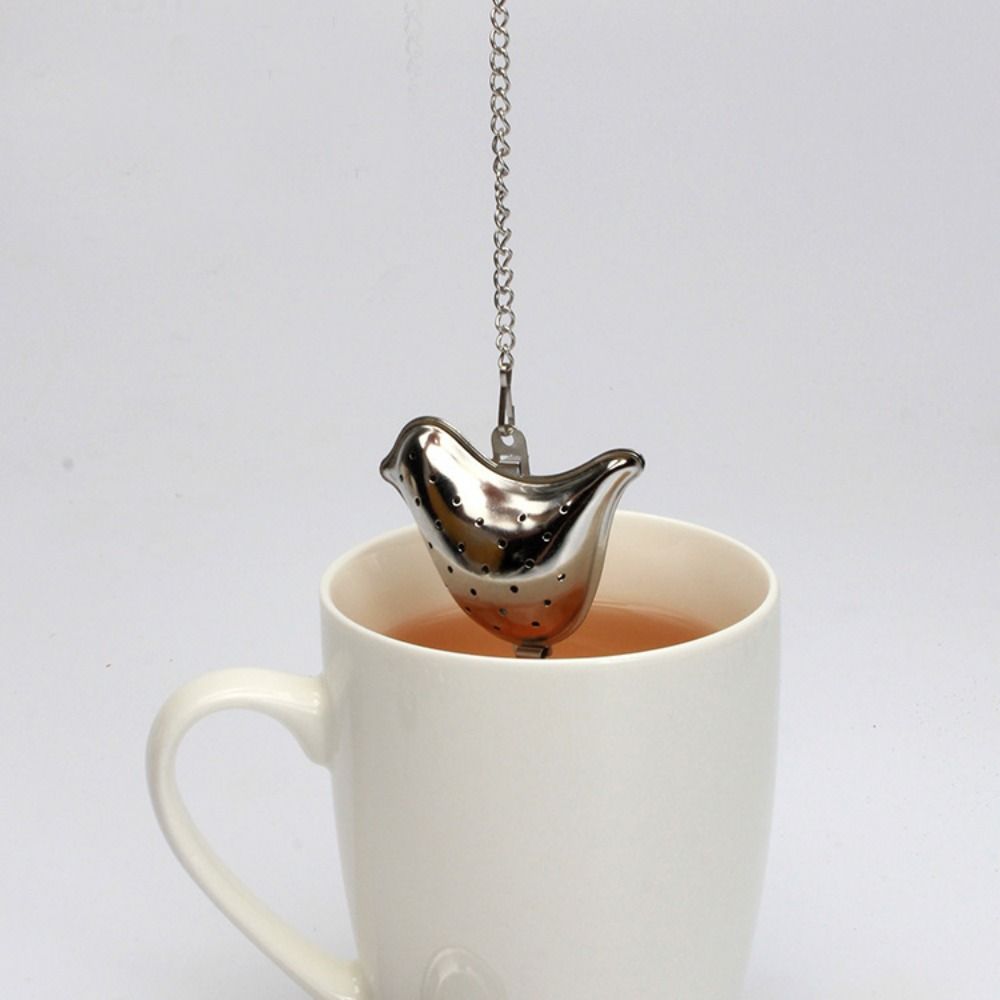 Bird Duck Teapot Shape Tea Accessories Coffee Filter Spice Strainer Tea Infuser Herbal Spice Filter