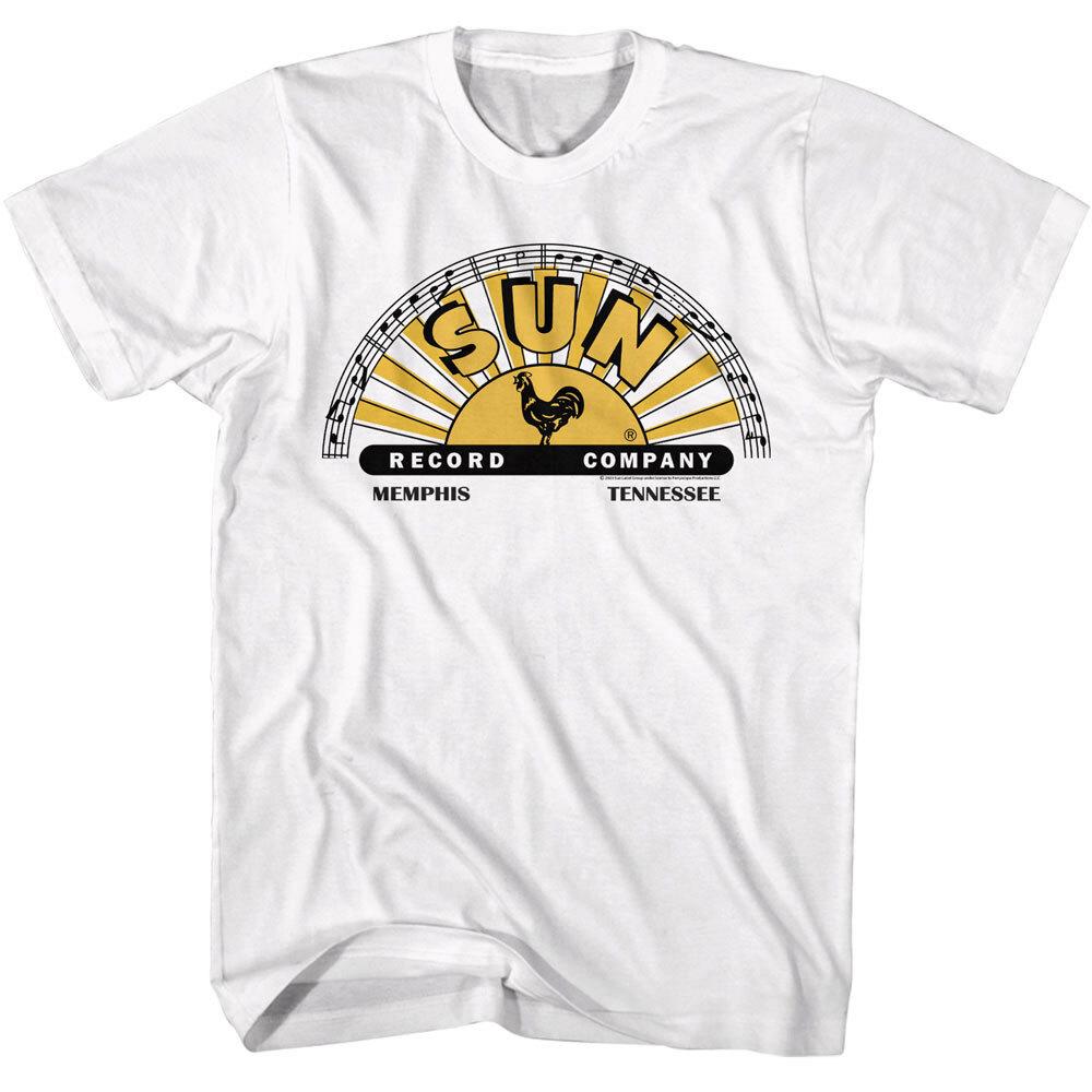 Sun Record Company Memphis Tennessee Logo Men T Shirt Chicken Rock n Roll L