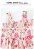 2026 Girls' Floral Summer Sundress: Stylish Princess Cake Dress for Kids
