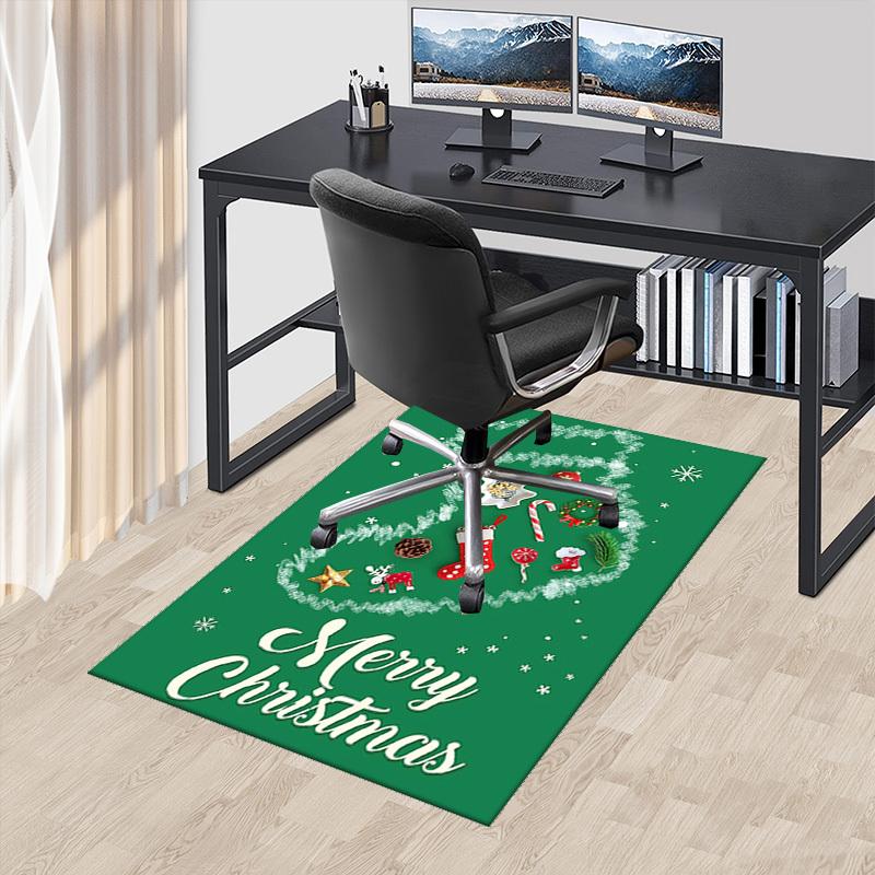 

Christmas Office Chair Mat - Anti-Slip Carpet with Anime Cartoon Design, Perfect for Home Decor, Living Room, Bedroom, Gaming Room, and Dormitory Floo 60cm by 90cm