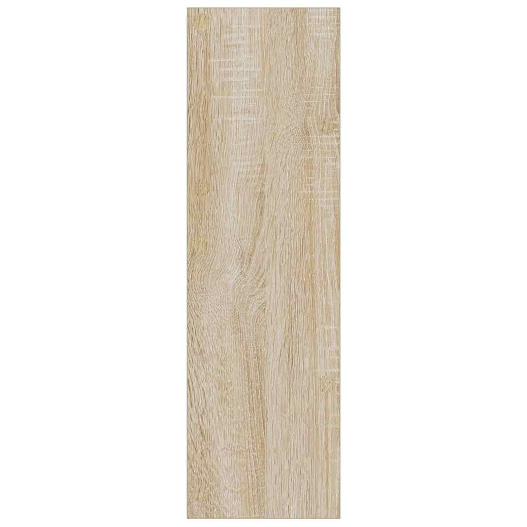 Wall Mounted Shoe Cabinet in Sonoma Oak Finish 60 x 18 x 60 cm Particleboard