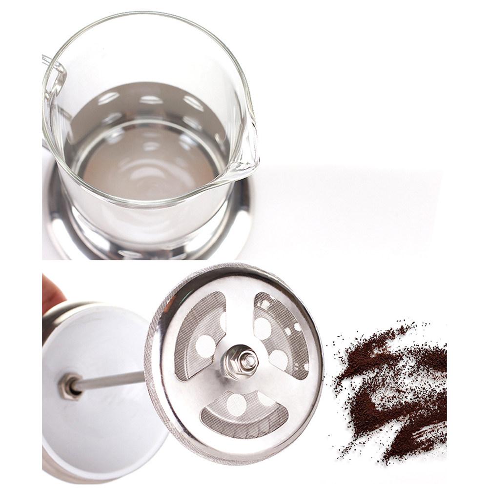 High Quality Stainless Steel Teapot 800ml Heat Resistant Borosilicate Glass Easy to Clean Detachable Design Hot and Cold