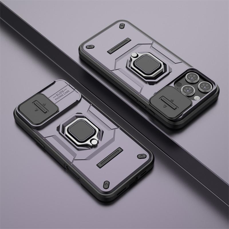 For iPhone 16 Pro Max Case Slide Camera Len Cases iPhone 16 Pro Max Cover Shockproof Armor PC TPU Cover For iPhone 16 Pro Max