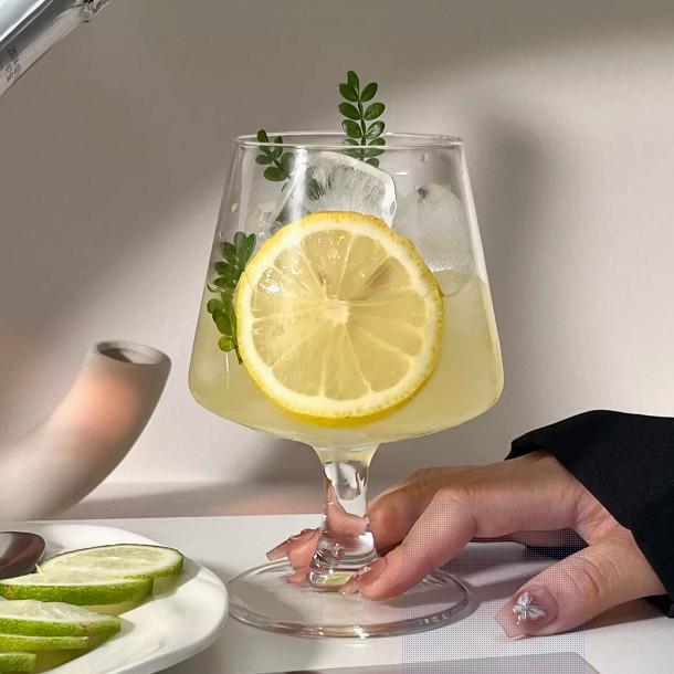 

Трендовая стеклянная чашка «Клубника» - Бокалы для бренди, кофе и газированных напитков