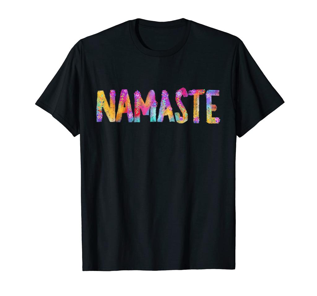 Namaste for Women Men Tropical Summer Fun Cool T-Shirt & T-Shirt