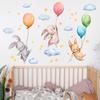 Wall Decals Rabbit Clouds Star Balloon Wall Decals Background Wall Decoration