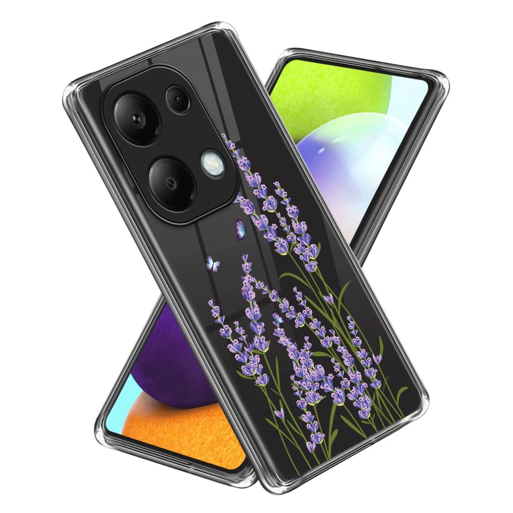 For Xiaomi Redmi Note 13 Pro 4G/Poco M6 Pro 4G Case Pattern Printing Anti-fall TPU Smart Phone Cover