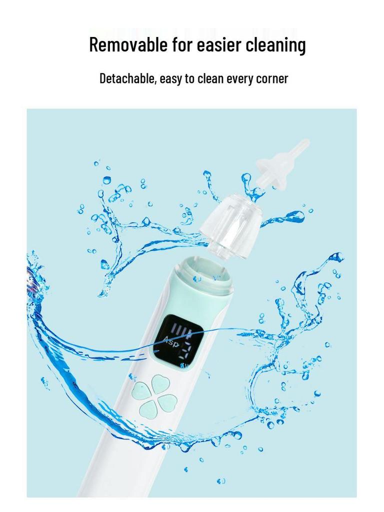 Smart Electric Nasal Aspirator for Baby and Child Mucus and Congestion Relief