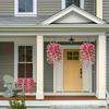 1Piece Artificial Hanging Sunflower Weather Resistant  Decoration For Household Garden Wedding Garden Decoration Decorative Flower Bunch