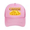 Golden Cheese Typography Food Illust Mesh Baseball Cap For Womens Unisex FeUnisex Beach Dad Hat Hip Hop