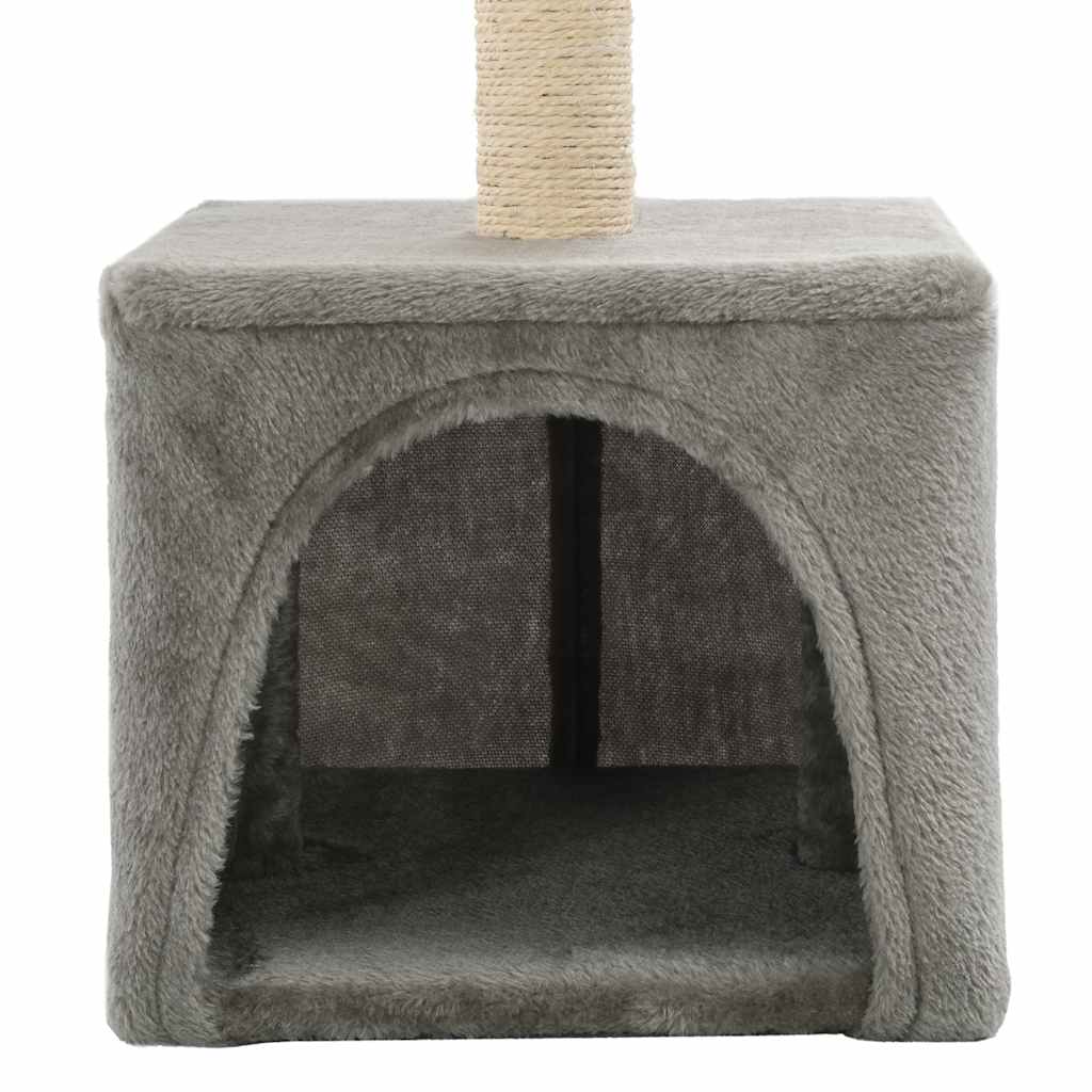 Cat Scratching Post with Sisal 55 cm Grey
