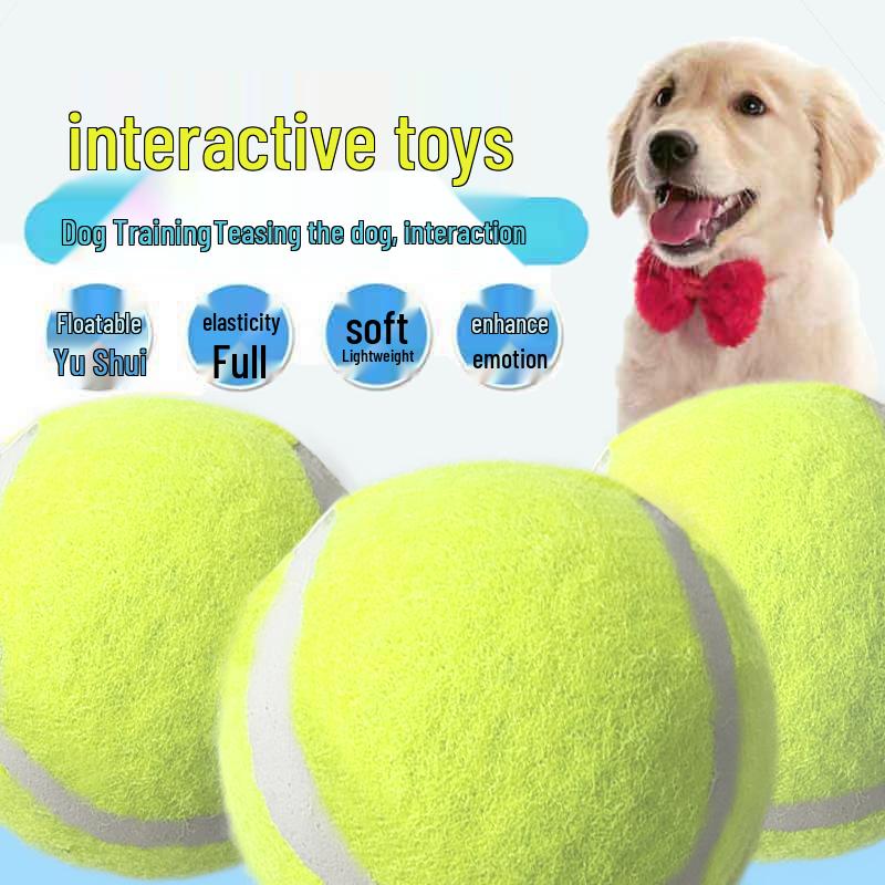 Dog Teething Rubber Balls - Durable Training and Chew Toys