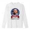 Funny Retro Three Stooges Curly For President Patriotic Print Casual T Shirt Vintage Washed Slightly Versatile Streetwear