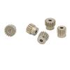 0.6M Pinion Gear Set Aluminium Alloy 3.175mm Hole 13T 14T 15T 16T 17T Pinion Motor Gear for SCX10 TRX4 1/8 1/10 Crawler