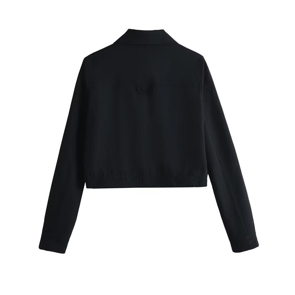 Women's Lapel Short Jacket - Autumn/Winter 2024 Collection