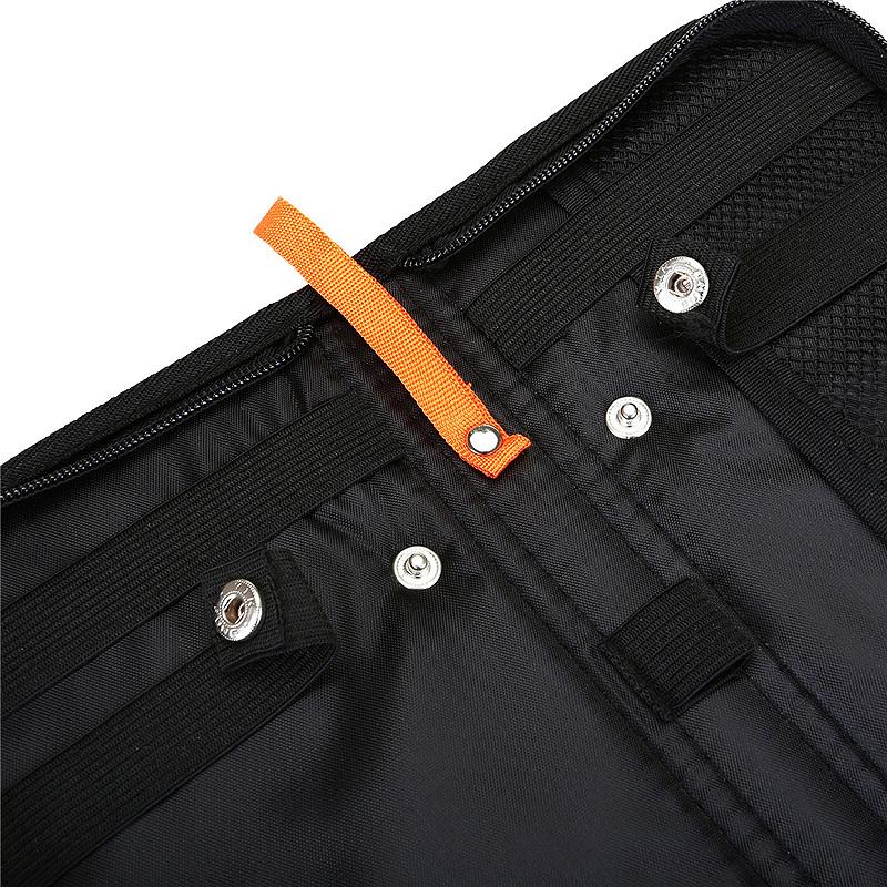 

M-Modern-Men s Business Travel Essentials Nylon Necktie Travel Tie Cufflinks Case Tie Holder Storage Waterproof Organizer Bag чорний
