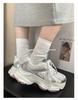 Damskor 2025 Sommar Andningsbara Mesh Pappa Skor: Höjdökande, tjocksulad, mångsidig avslappnad sportstil.
