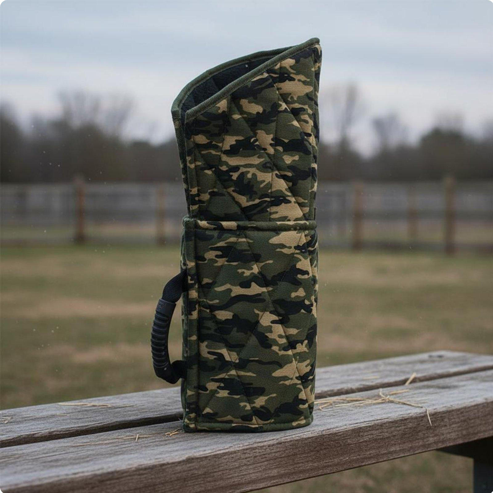 Dog Bite Sleeve Attack Training Heavy Duty Canine Arm Guard for Professionals, Camouflage
