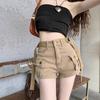 Denim Overalls Shorts Women's Elastic and Versatile Summer High Waist Hip Lift Personalized Hot Pants Tide Vibe Women's Statement Casual Shorts