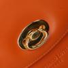 GIANFRANCO LOTTI leather Shoulder bag OrangeUsed