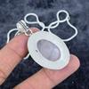 Rose Quartz Gemstone Handmade 925 Sterling Silver Jewelry Pendant 2.21" M-2978