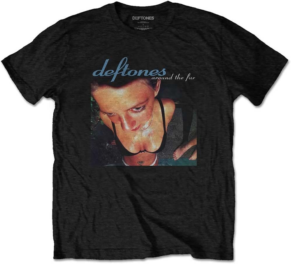 Deftones Around The Fur Official Tee T-Shirt Mens Unisex Black S чёрный