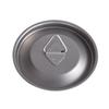 Grey Titanium Mug Lid Practical Camping Cup Lid Lightweight Titanium Cup Lid  Hiking