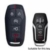 Silicone Car Key Case Fob Cover For Ford Fusion Mondeo Mustang F-150 Explorer Edge     Car Accessories