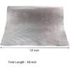 12'' X 48''Aluminized Heat Shield Mat Thermal Barrier Adhesive Backed Heat Blanket, Fiberglass Ulation Reflective Material High Temp Protection