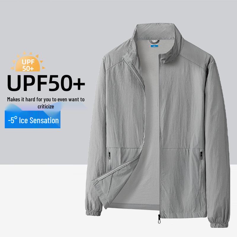 UPF 50+ Breathable Anti-UV Ice Silk Summer Outerwear for Women and Men