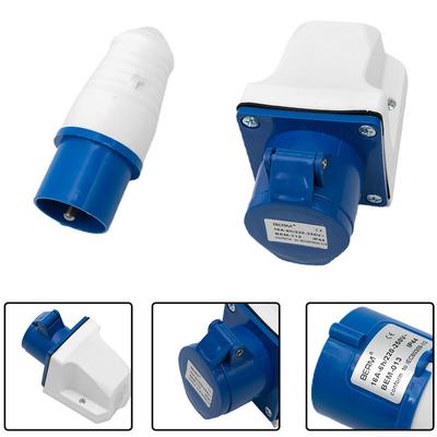 IP44 Wandsteckdose-Stecker Wasserdicht 220-250V 16A Wohnwagen Wohnmobil