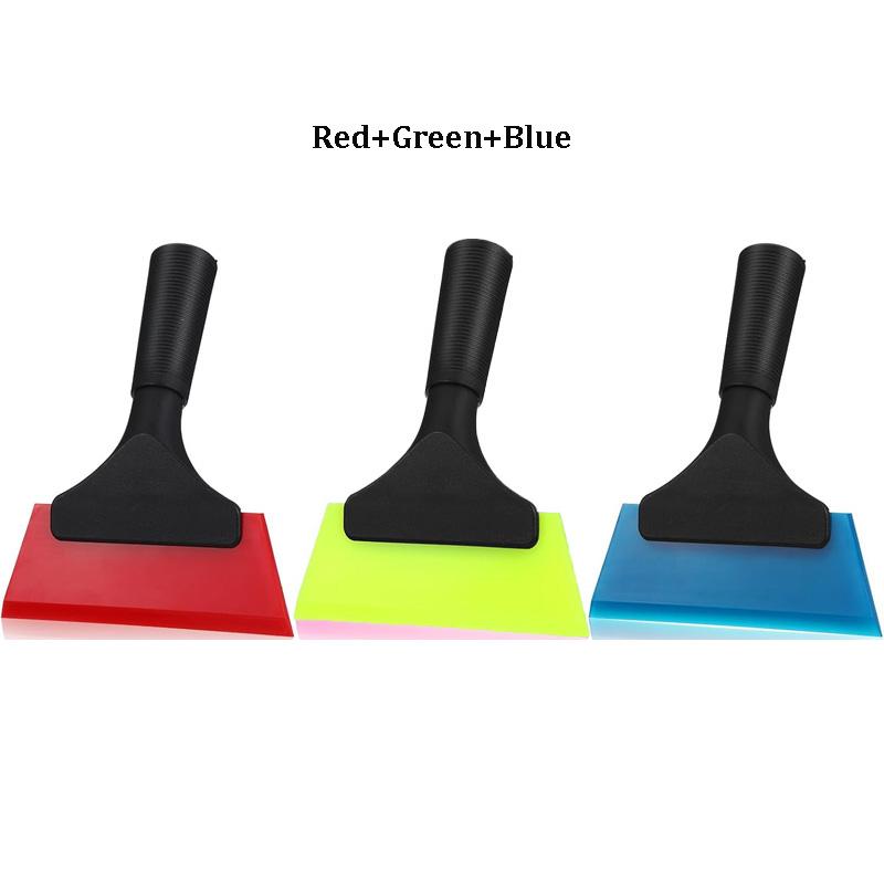 1/3 Pcs Small Squeegee for Car Window Cleaning 5 Inch Window Tint Squeegee with Non Slip Handle Silicone Wiper Tinting Tools