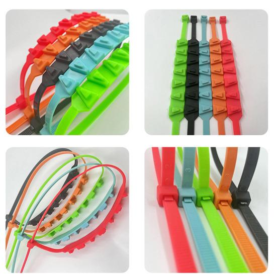 10 buc. Lanțuri reutilizabile pentru cauciucuri de zăpadă pentru mașină, camion, lanțuri de urgență anti-alunecare, potrivire universală, reglabile, lanțuri antiderapante pentru biciclete