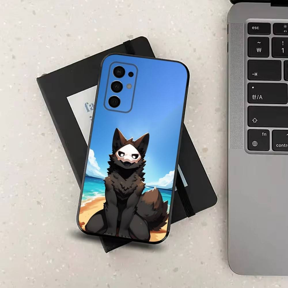 Cute B-Boykisser Furry Art Phone Case For Samsung Galaxy A13,A21s,A22,A31,A32,A52,A53,A71,A80,Soft Black Shell