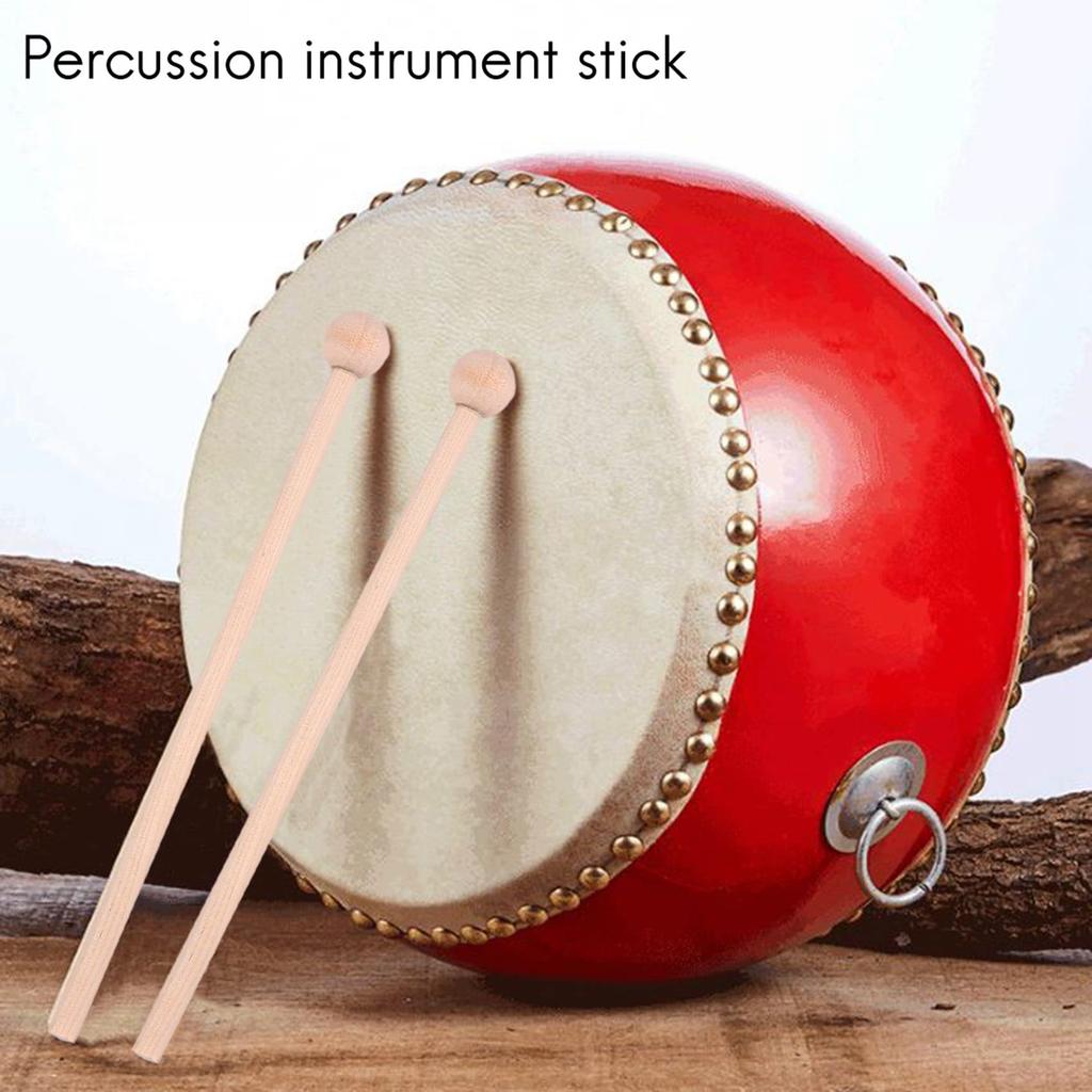 Ahvqevn 2 Pairs Wooden Mallets Percussion Sticks Hammers for Energy Wooden Knitting Bells Chimes, Xylophones, Blocks, Chimes, Bells,