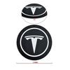 Car Anti Slip Coaster Water Cup Slot Non-Slip Cushion Accessories For Tesla Model S Model X Model Y Cybertruck Model 3 Model Y