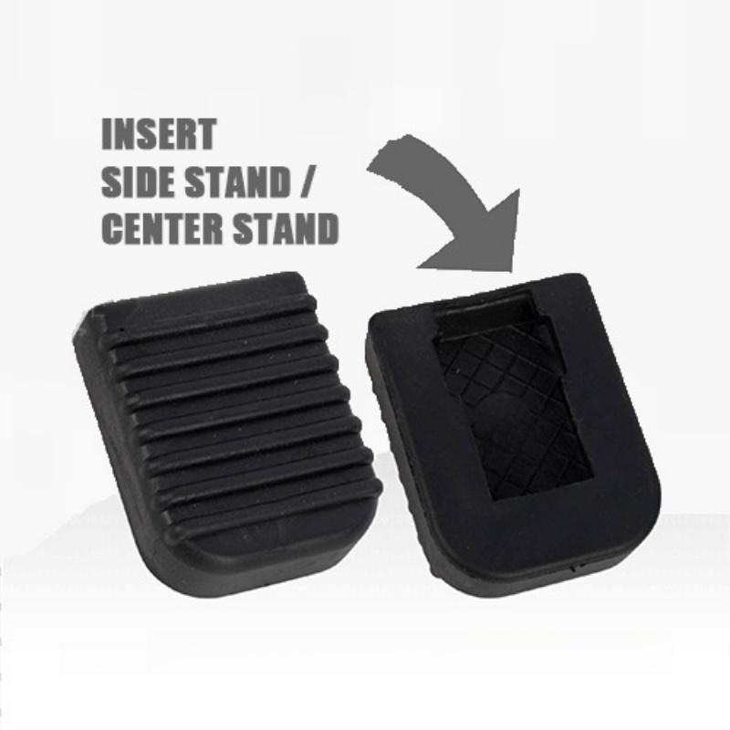 For Motorcycle Universal Foot Brace Pad Vinyl Sleeve Side Bracket Foot Brace Extension Pad Corner Rack Conversion